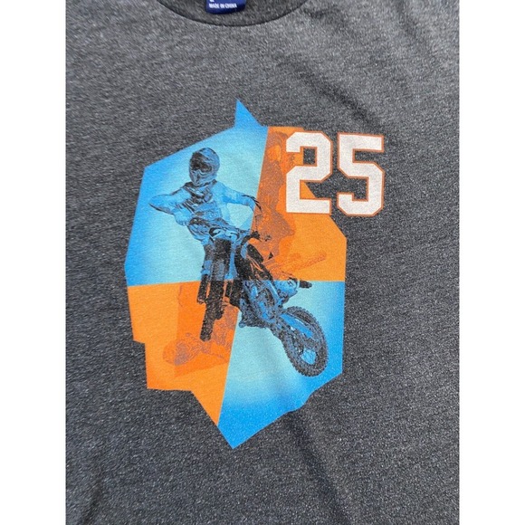 Red Bull Factory Racing Shirt Mens Large Gray Blue Motocross MX Musaquin KTM - Picture 3 of 13
